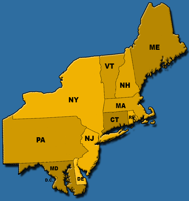 Northeast Region of the United States
